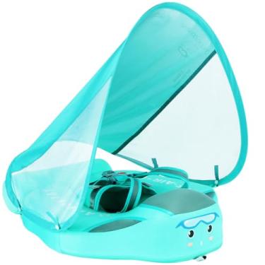 Imagem de Flutuador de natação Mambobaby não inflável, flutuador de água sólida, espuma de pérola, flutuador de água sólida, treinador de natação infantil, flutuador de piscina com dossel de sol