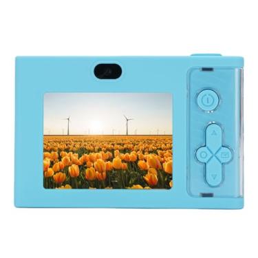 Imagem de Heayzoki Câmera Digital, Câmera Infantil de 48MP de 1080p Com Tela de 2,4 Polegadas, Lente Dupla, Foco Automático, Vários Filtros de Cores, Compactos e Leves para Crianças, Aluno (Azul)