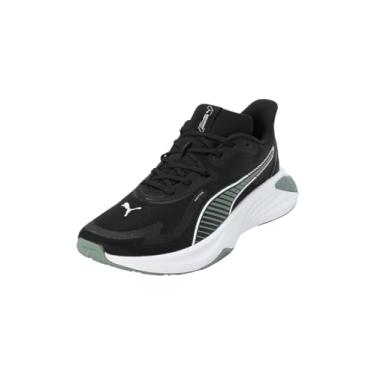 Imagem de PUMA Unissex Pwr Hybrid Tr Crosstrainer, Black Green Moon White, 46 EU