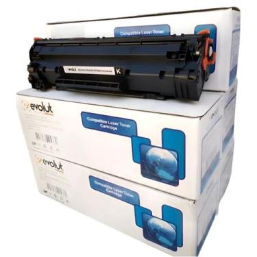 Imagem de Kit 5 Toner Compatível Para Impressora Ce285a P1102w P1102 Laserjet M1