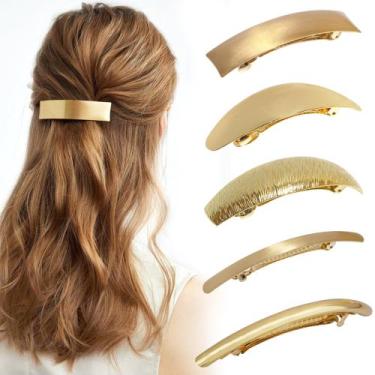 Imagem de Clipes de cabelo DED Pacote de 5 alfinetes de cabelo de metal para mul