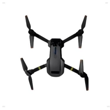 Imagem de Mini Drone Jauz 4k Retrátil 1 Bateria Cinza Com Bolsa Contro (Preto)