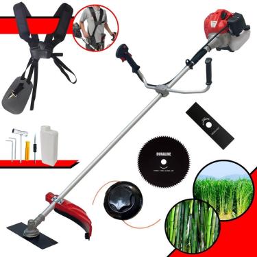 Imagem de Roçadeira À Gasolina CG520-P TB Anmax 52cc 2,2HP 2T 10.000rpm Multifuncional Com Carretel de Nylon e Lâmina Facão + Lâmina Circular 80 Dentes Extra