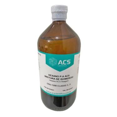 Imagem de Hexano PA ACS 1 litro - ACS Científica