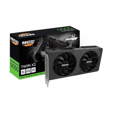 Imagem de Gpu INNO3D Geforce RTX 5050 TWIN X2 8GB 128BITS GDDR6 N50502-08D6-174071N