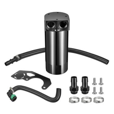 Imagem de EVIL ENERGY Lata de captura de óleo, kit de lata de captura de alumínio para Jeep Wrangler 2.0L 2018-2023, separador de óleo de ar 295 ml