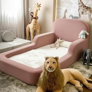 Imagem de Cama Montessoriana Infantil Solteiro - Sem colchão - Little Duck (Rosa)