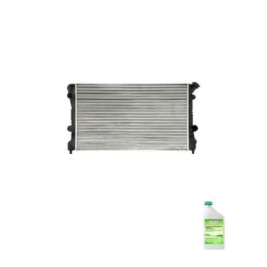 Imagem de Kit Radiador GM S10 2.2/2.4 1995/2012 C/Ar + Aditivo Radiador MWM Verde