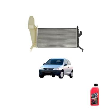 Imagem de Kit Radiador GM Celta 1.0 1.4 2002 a 2006 C/Aditivo Radiador Paraflu 1 Litro Rosa