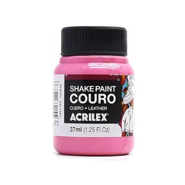 Imagem de Verniz Para Couro Acrilex 100ml Base Água – Acabamento Semibrilho, Fosco ou Brilhante, Proteção e Durabilidade Para Couro Natural e Sintético (ROSA CHICLETE 472)