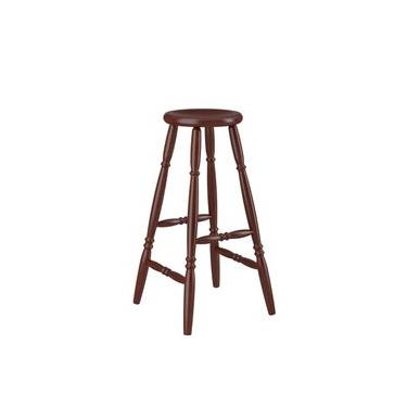 Imagem de Banqueta Alta em Madeira 75cm Castanho Acetinado Marin Brasil