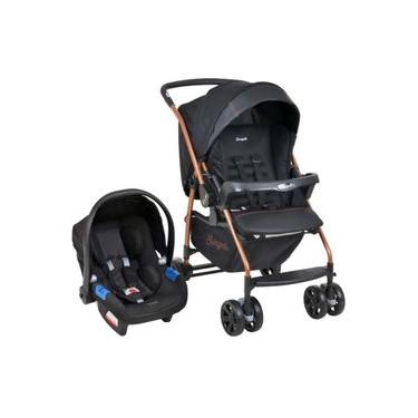 Imagem de Carrinho de Bebê Rio K com Bebê Conforto Touring X Preto Cobre - Burigotto