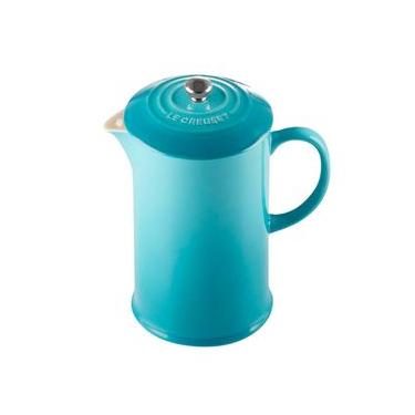 Imagem de Cafeteira Prensa Francesa 1 Litro Azul Caribe Le Creuset