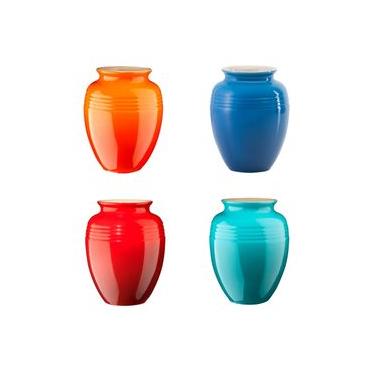 Imagem de KIT LE CREUSET 4 VASOS 15CM CLÁSSICO 1L EM CERÂMICA COLORIDO