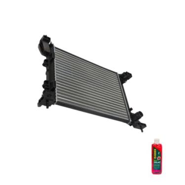Imagem de Kit Radiador Uno/Pálio 1.0/1.4 Vivace Mobi 16> + Aditivo Radiador Radiex R1952 Rosa
