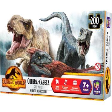 Imagem de Quebra-Cabecas 200 pecas Jurassic World Dominion MIMO - Mimo Brinquedo