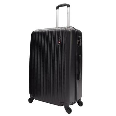 Imagem de Mala de viagem média Londres 4 Rodas Swiss Move Preta - Travel Max, Pr