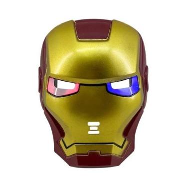 Imagem de Máscara LED De Cosplay Para Crianças Do Homem-Aranha, Homem De Ferro, 