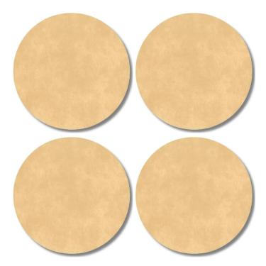 Imagem de Kit 4 Pele Animal 55Cm Couro S Aro Conga Bongo Atabaque Luen