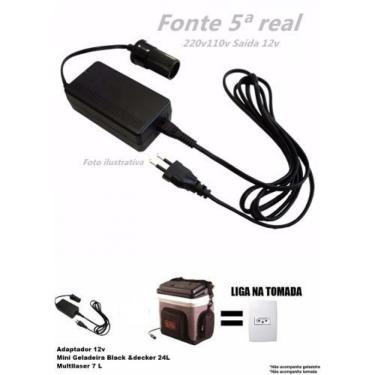 Imagem de Conversor Adaptador 12v Mini Geladeira Black &amp; decker 24L