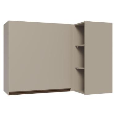 Imagem de Armário Aéreo De Canto 1 Porta E Adega Nice Madesa Crema