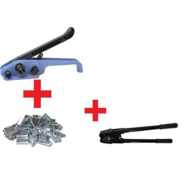 Imagem de Kit Esticador / Tensionador + Selador + 1000 Selos 16mm Pet - Tutti Su