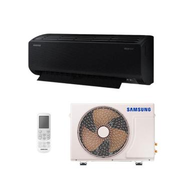 Imagem de Ar Condicionado Split Hi Wall Samsung Windfree Connect Black Inverter 18000 BTUs Quente e Frio R-410a 220V
