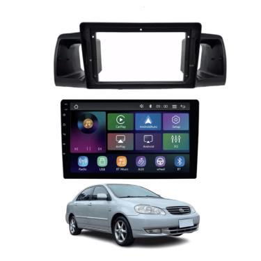 Imagem de Central Multimídia MP5 Corolla 2003/2008 Tela 9" Polegadas Carplay e Android Auto Sem Fio - Roadstar RS-9200BR Pro Line