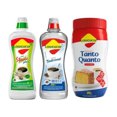 Imagem de Mix 3 adoçantes com baixa adição de açucares lowçucar