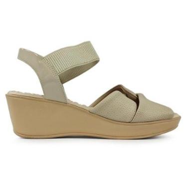 Imagem de Sandália Piccadilly Anabela Médio Pés Largos Comfort 540387-Feminino