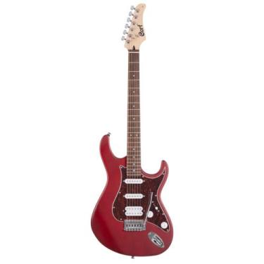 Imagem de Guitarra Cort Stratocaster G110 Opbc Open Pore Black Cherry