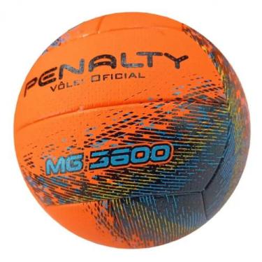 Imagem de Bola Penalty Volei Mg 3600 Xxi 5213213630, Laranja, Azul, UN