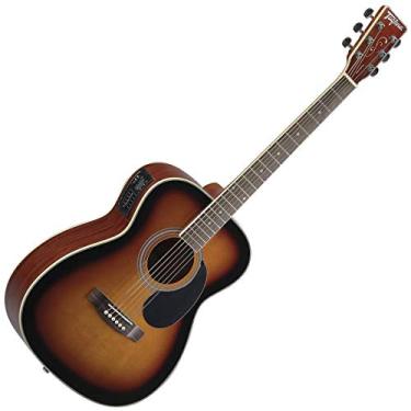 Imagem de Violão eletroacústico Gran concert non-cutaway aço Drop sunburst MONTANA EQ America Series Tagima