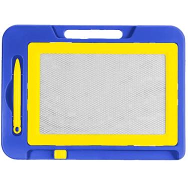 Imagem de Lousa Infatil Magica Digital Para Desenhar Lousa Para Desenho Infantil Lousa para Anotações Com Caneta Tablet Desenho Crianças Brinquedo 27,5 x 20 cm (Azul)