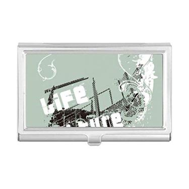 Imagem de Graffiti Street Life Culture Attitude Art Porta-cartões de visita Carteira de bolso