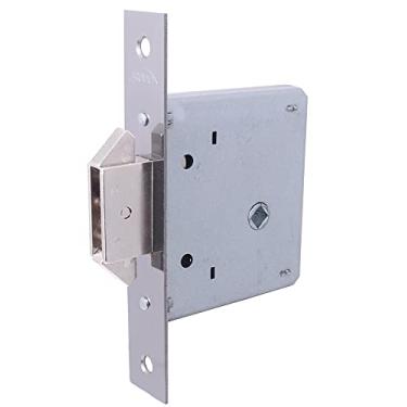 Imagem de Fechadura Ban Com Bico Duplo Para Portas De Correr, Arouca Fechaduras, 5006/086-Ip, Cromado Escovado