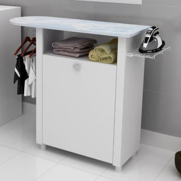 Imagem de Armário Multiuso 1 Porta Roupa/Tábua de Passar TP3020 Branco