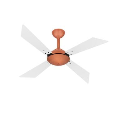 Imagem de Ventilador Teto Tech Cobre 4 Pás Potente Varanda Ventax 220V