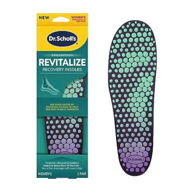 Imagem de Dr. Scholl's ® Palmilha ortopédica Revitalize Recovery, melhora a recuperação rápida, reduz fadiga, estresse, dor, encaixe para qualquer calçado, atlético, corrida, chinelos, casual, feminino 6-10, 1