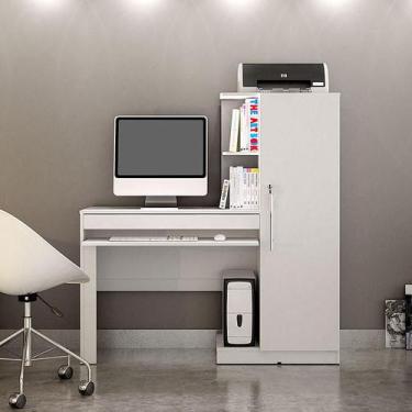 Imagem de Escrivaninha Ambiente Office Branco - Valdemóveis - Valdemoveis