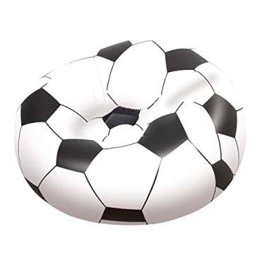 Imagem de Cadeira inflavel puff Bola de Futebol 1,14m x 1,12m x 66cm