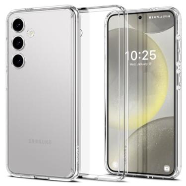 Imagem de Capa Spigen para Samsung Galaxy S24: Ultra Híbrida [Anti-amarelecimento][à prova de choque] para Samsung Galaxy S24 - Transparente