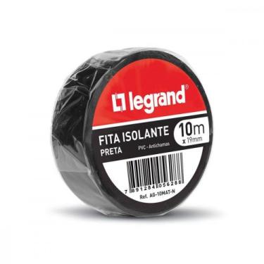 Imagem de Fita Isolante Legrand 10M X 19mm Ag-10Mat-N - Kit C/10