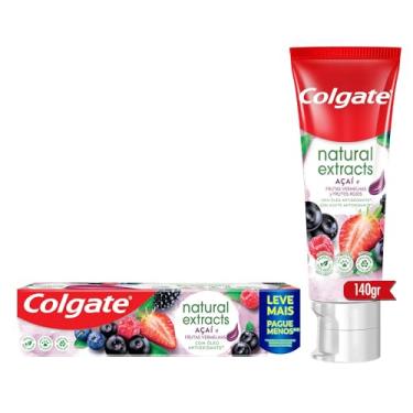 Imagem de Colgate Creme Dental Natural Extracts Açaí E Frutas Vermelhas Tamanho: 140 G (Pacote De 1)