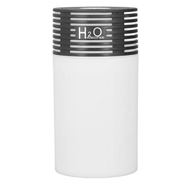 Imagem de Mini Umidificador Colorido Umidificadores de Mesa USB Portáteis para Casa de Carro 300ML (Preto)