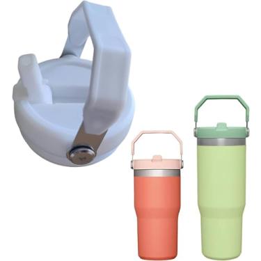 Imagem de Tampa de canudo de substituição de 850 g - Apto para Stanley 590 ml, 850 g Iceflow Flip Tumbler (branco, 20 a 850 g)