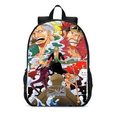 Imagem de MOCHILA ESCOLA INFANTIL JUVENIL ANIME ONE PIECE-Unissex