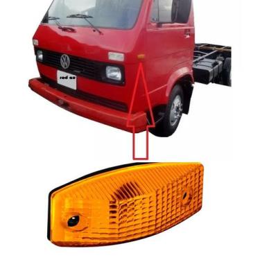 Imagem de Lanterna Seta Pisca Lateral Coluna Caminhão VW 1985 a 1993 - Gf Lanter