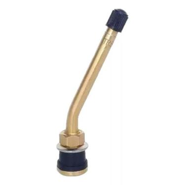 Imagem de 5 Bico Valvula Roda Raiada Pneu S/camara Caminhao 150mm Curt - ROTTA