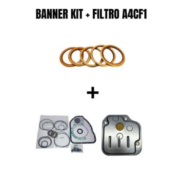 Imagem de Banner kit com filtro do câmbio automático a4cf1 - TRANSNATION